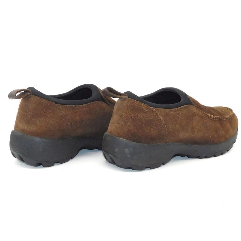 Lands End Brown Suede All Weather Slip-on Casual Loafer - Picture 7 of 10